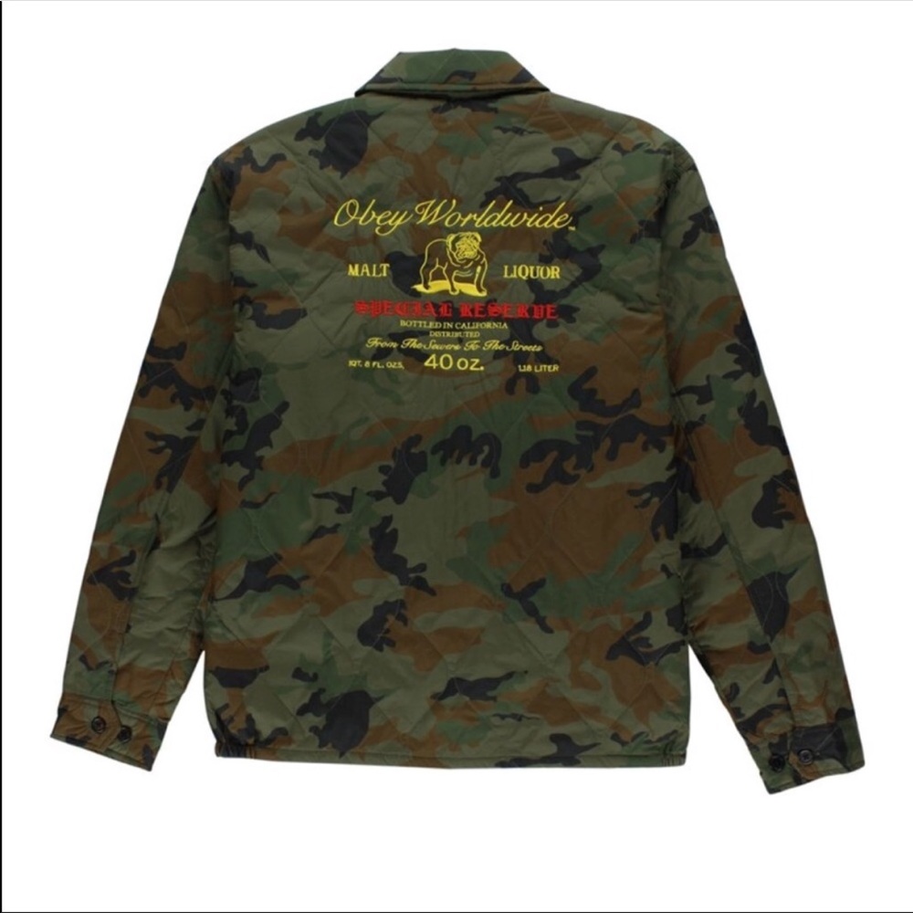 Obey worldwide zip up